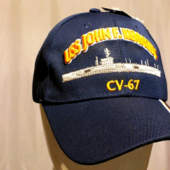 MILITARY U.S. NAVY USS John F. Kennedy Hat - Picture 4 of 6